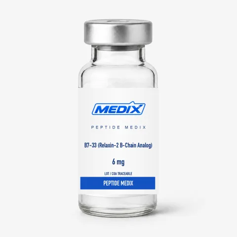 B7-33 (Relaxin-2-B-Ketten-Analogon) Forschungspeptid 6 mg Vial, lyophilisiert – Peptide Medix EU