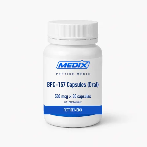 BPC-157 Kapseln (oral) Forschungspeptid 500 mcg – Peptide Medix EU