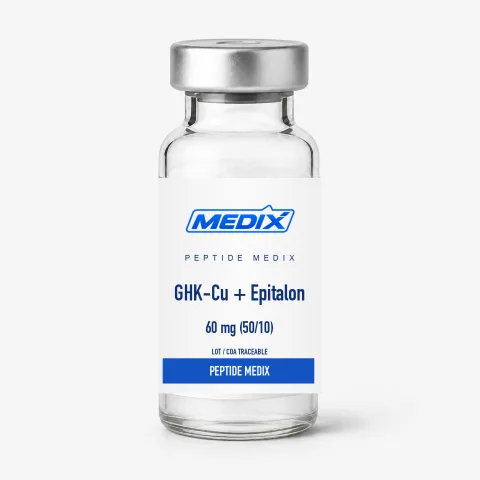 GHK-Cu + Epitalon Forschungspeptid 60 mg Vial, lyophilisiert – Peptide Medix EU