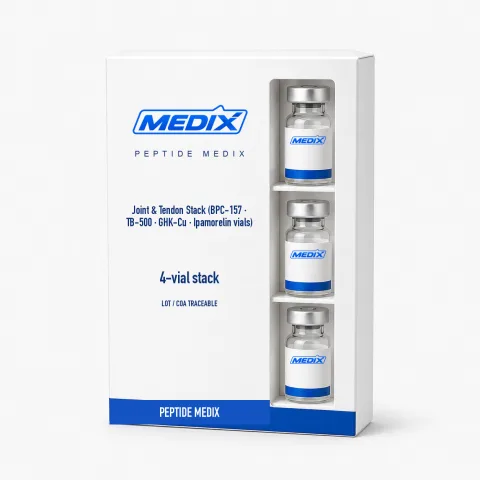 Joint & Tendon Stack (BPC-157 · TB-500 · GHK-Cu · Ipamorelin Vials) Forschungspeptid-Mischung Kit – Peptide Medix EU