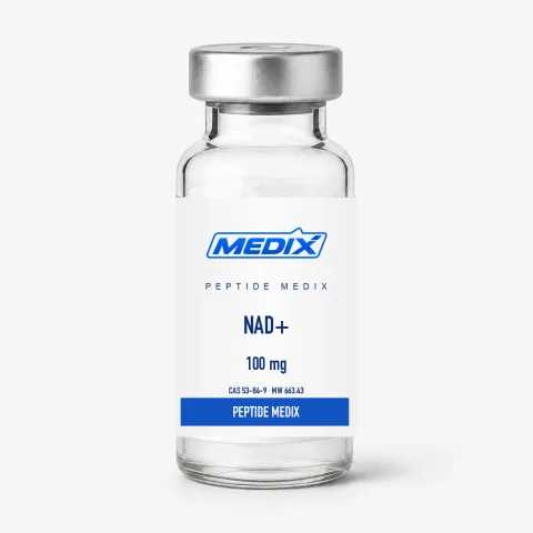 NAD+ Forschungspeptid 100 mg Vial, lyophilisiert – Peptide Medix EU