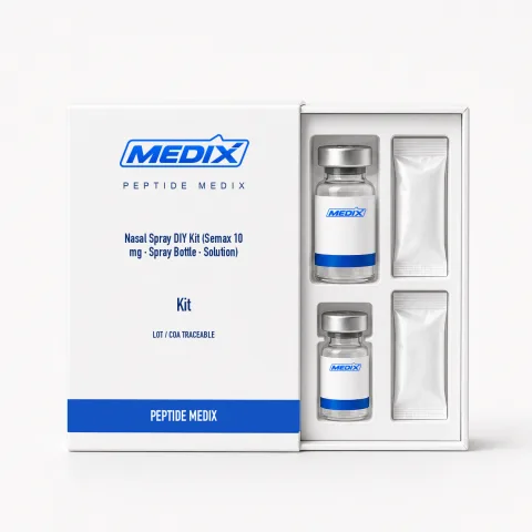 Nasenspray-DIY-Kit (Semax 10 mg · Sprühflasche · Lösung) Laborbedarf – Peptide Medix EU