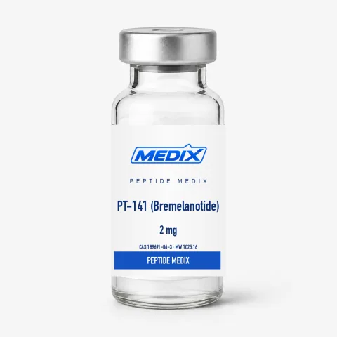 PT-141 (Bremelanotide) Forschungspeptid 2 mg Vial, lyophilisiert – Peptide Medix EU