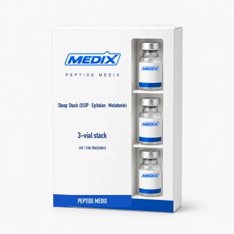Sleep Stack (DSIP · Epitalon · Melatonin) Forschungspeptid-Mischung Kit – Peptide Medix EU