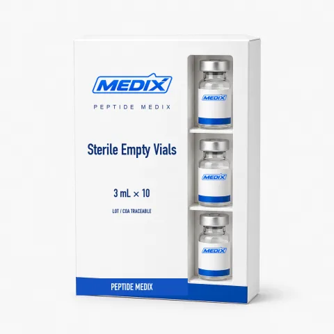 Sterile leere Vials Laborbedarf 3 mL – Peptide Medix EU