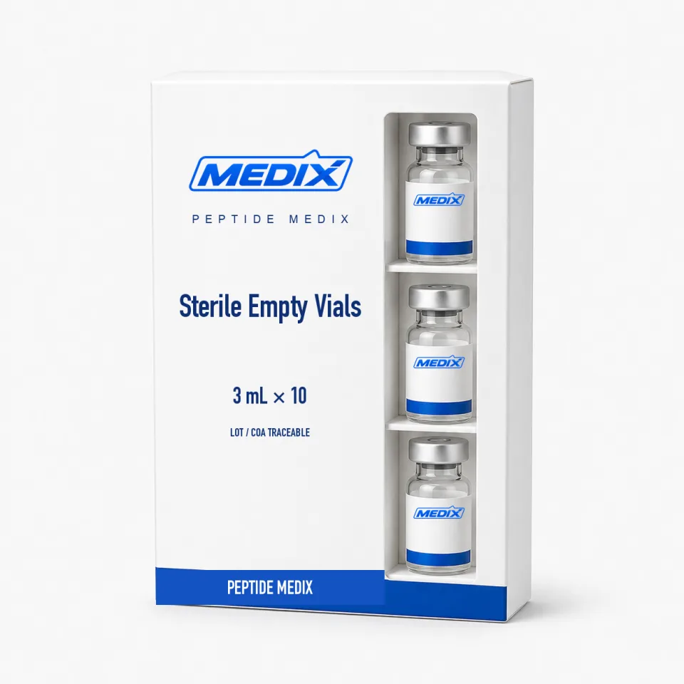 Sterilní prázdné lahvičky 3 mL – laboratorní potřeby Sterilní prázdné lahvičky laboratorní potřeby 3 mL – Peptide Medix EU