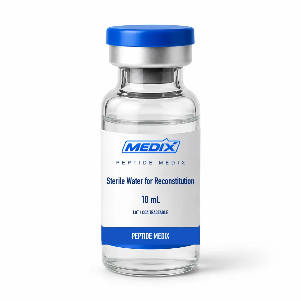 Acqua sterile per ricostituzione 10 mL – materiale da laboratorio Acqua sterile per ricostituzione, materiale da laboratorio 10 mL – Peptide Medix EU